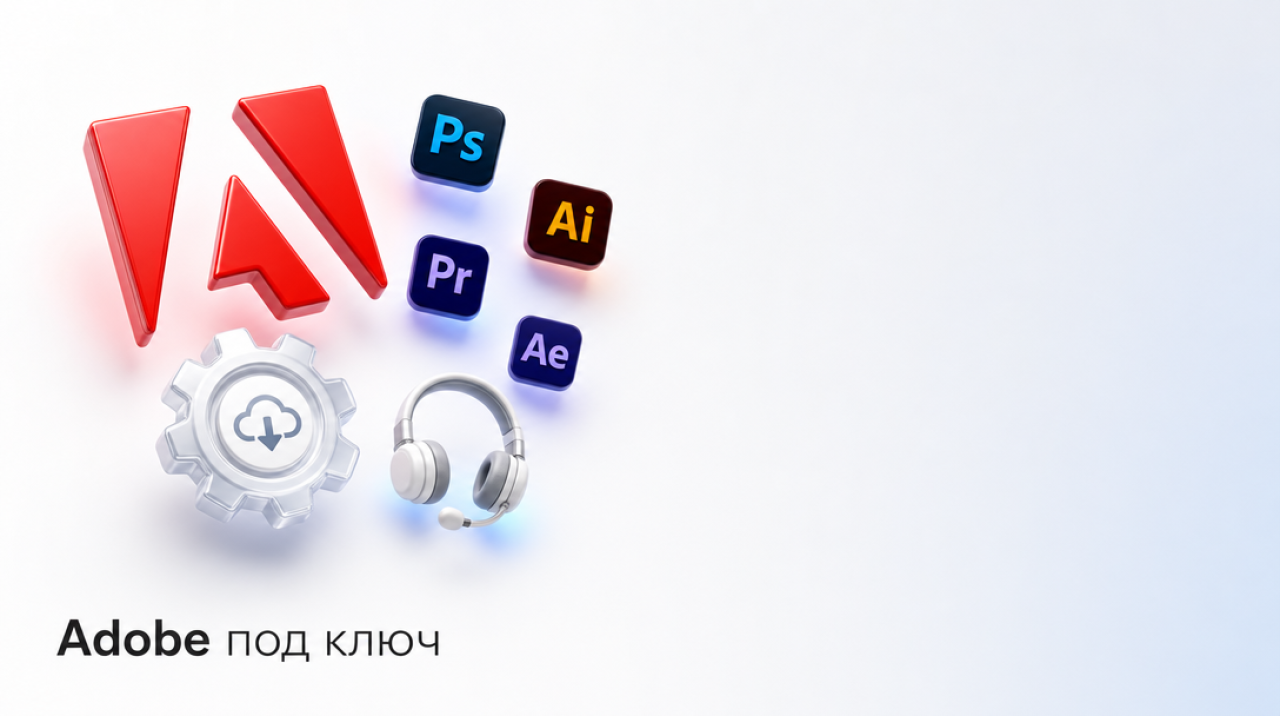 Установка Adobe программ под ключ в 2026: удалённо за час