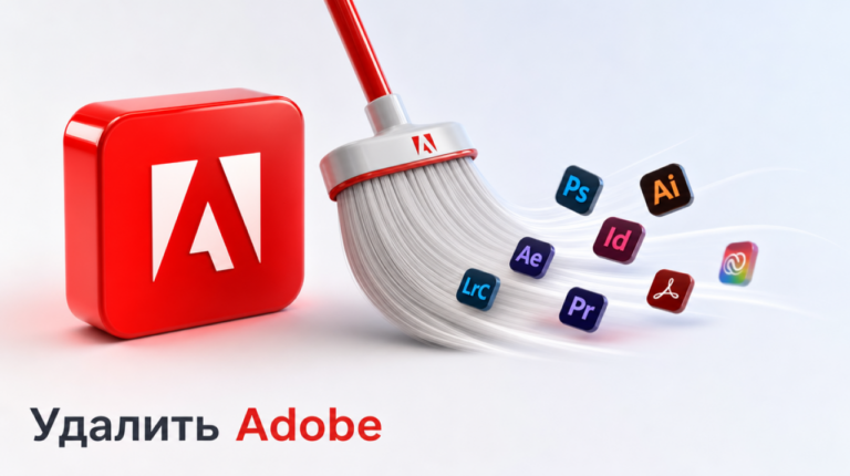 Adobe Creative Cleaner Tool 2026: как удалить Adobe полностью
