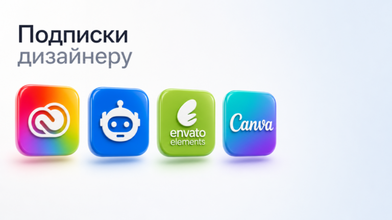 Подписки для дизайнеров в 2026 году: Adobe, Freepik, Envato, FTime AI и другие
