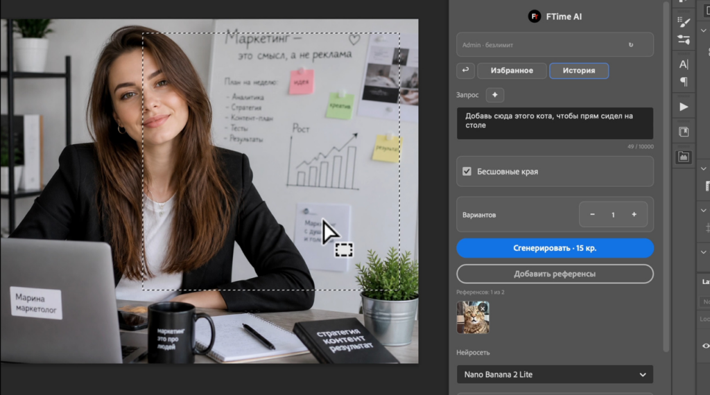 Видеообзор: Плагин FTime AI для Photoshop