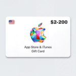 Подарочная карта App Store и iTunes $2-200, США
